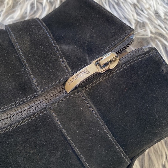 Cesare Paciotti Suede Black Boots Size 6.5 - Picture 13 of 17